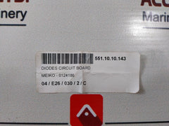 Meiko 0124186 Display Printed Circuit Board Sap-3