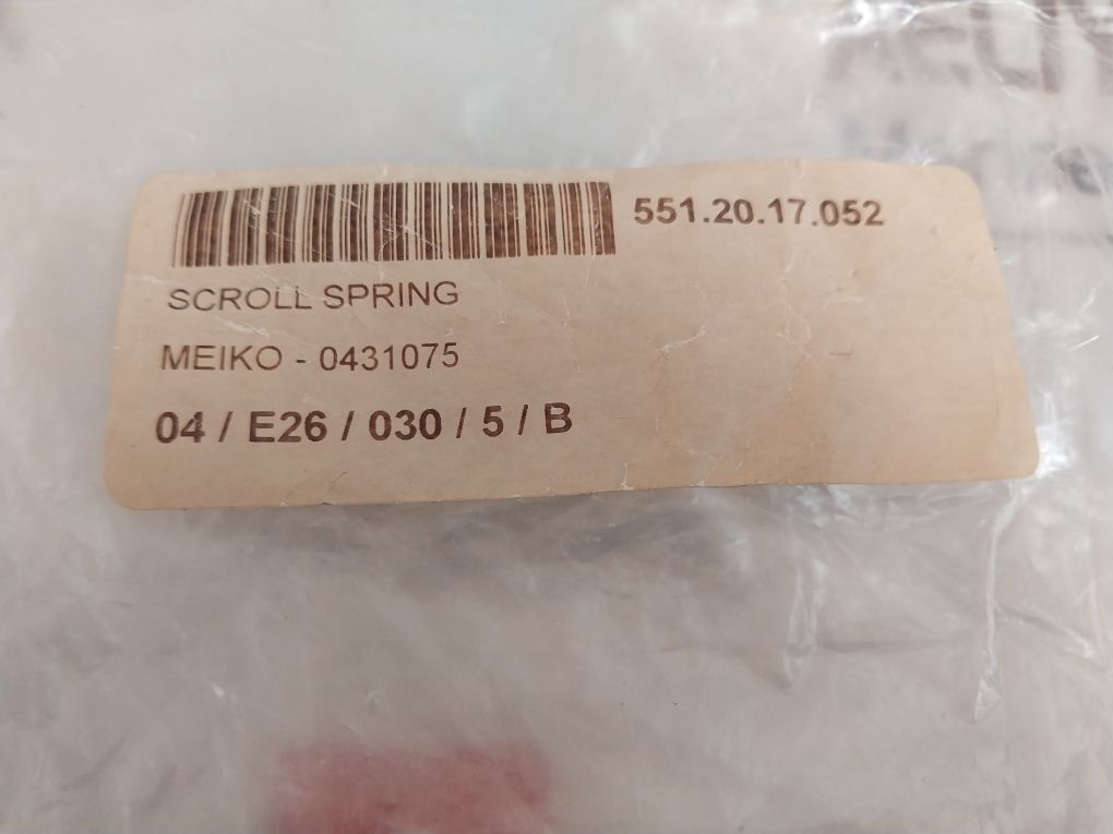 Meiko 0431075 Scroll Spring