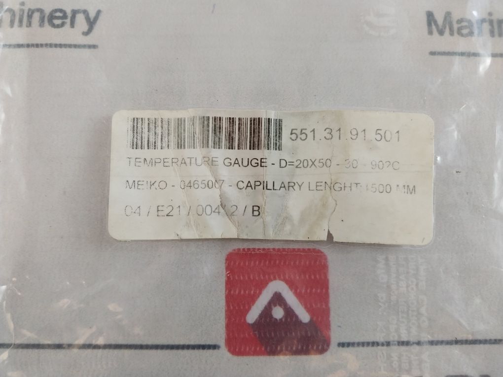 Meiko 30-90°C Temperature Gauge