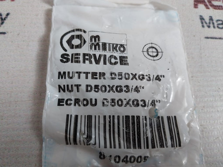 Meiko 8104009 Nut D50Xg3/4”