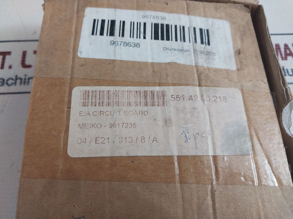 Meiko Mike-e/A1 E/A Circuit Board 9678638 V2.07