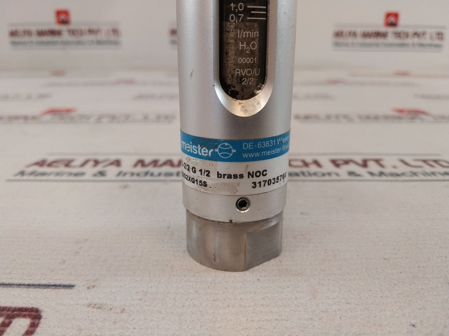 Meister Sg15X50 Water Flow Monitor Indicator Rvo/U-2/2