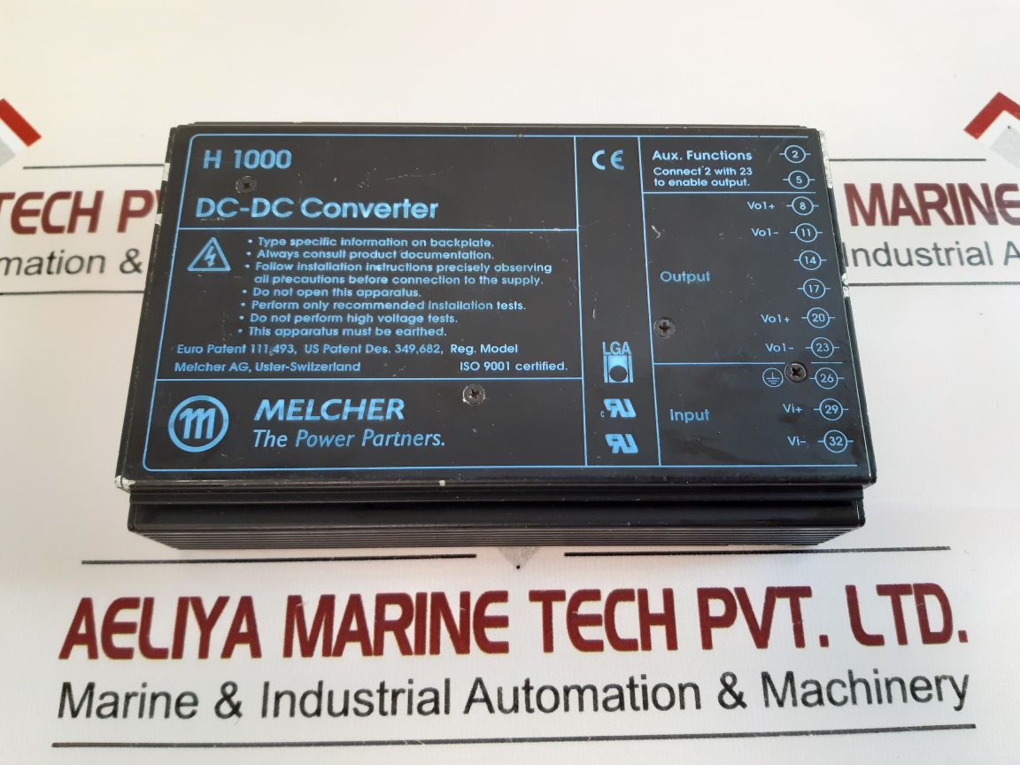 Melcher H1000 Dc-dc Converter 24H 1601-2R
