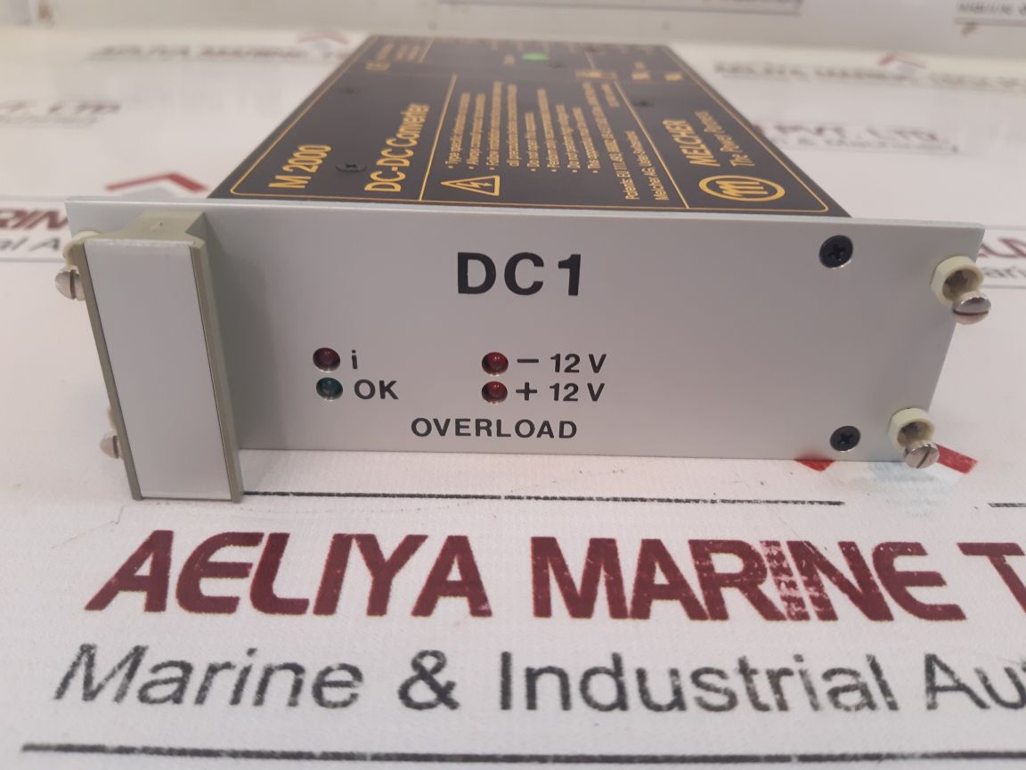 Melcher M 2000 Dc-dc Converter Bm 2320-7 Power Supply