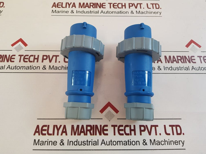 Mennekes 16A-6H220-250V~ Plug Connector Typ 278