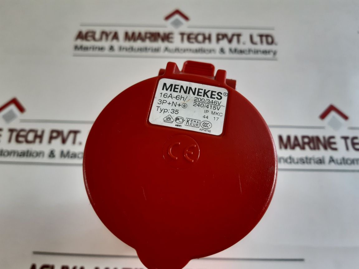 Mennekes 16A-6H Plug Connector 3P+N+ Typ 35
