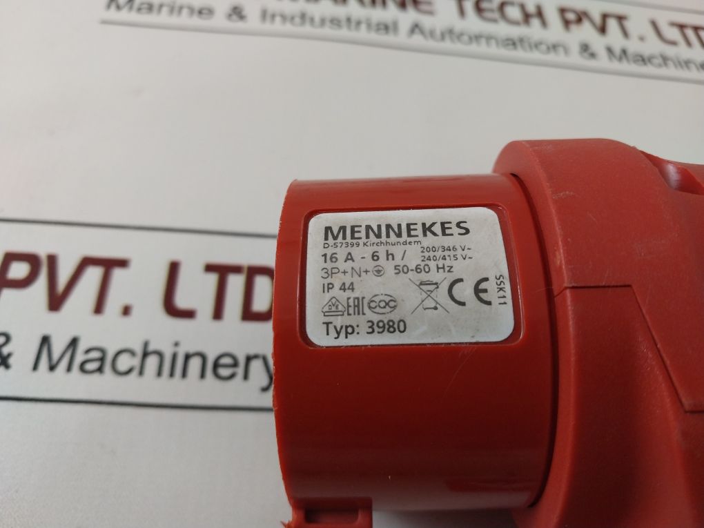 Mennekes 3980 Industrial Power Plug