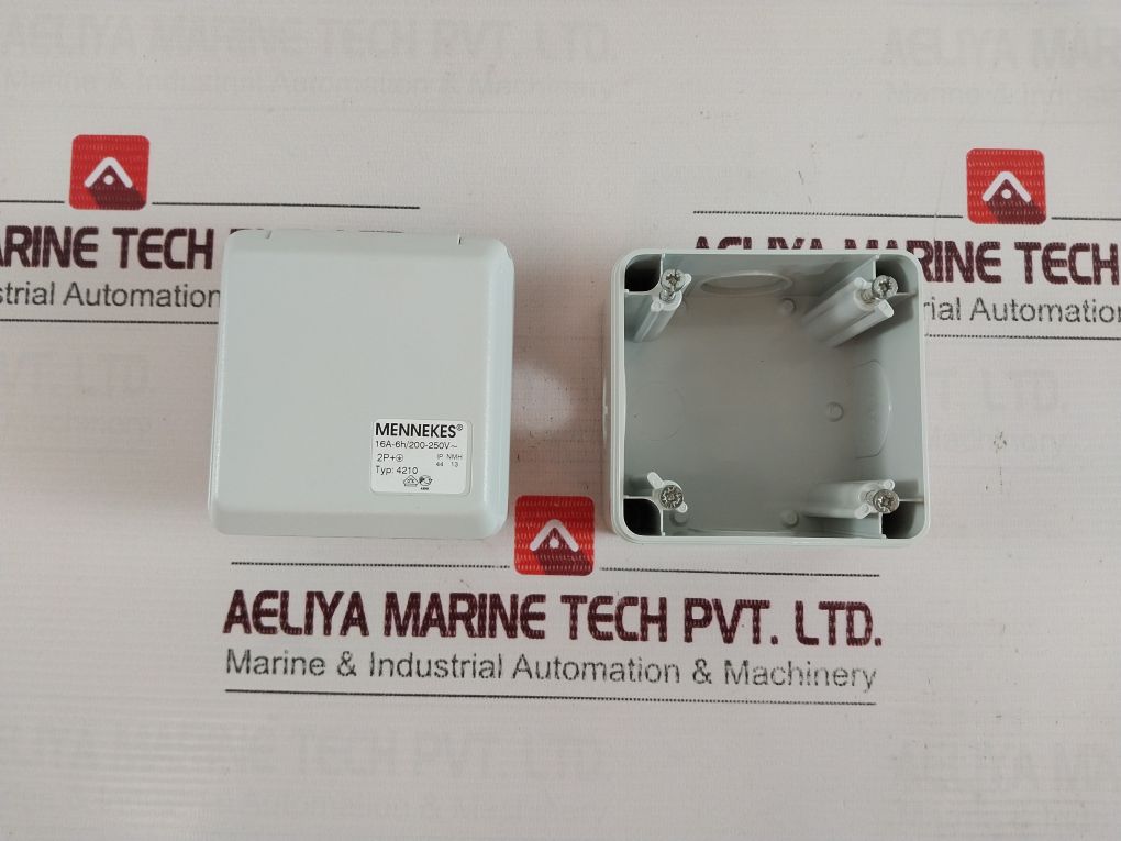 Mennekes 4210 Ip 44 Nmh 13 Wall Mount 3P Socket 16A-6H 200-250V