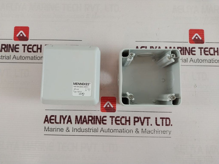 Mennekes 4210 Ip 44 Nmh 13 Wall Mount 3P Socket 16A-6H 200-250V
