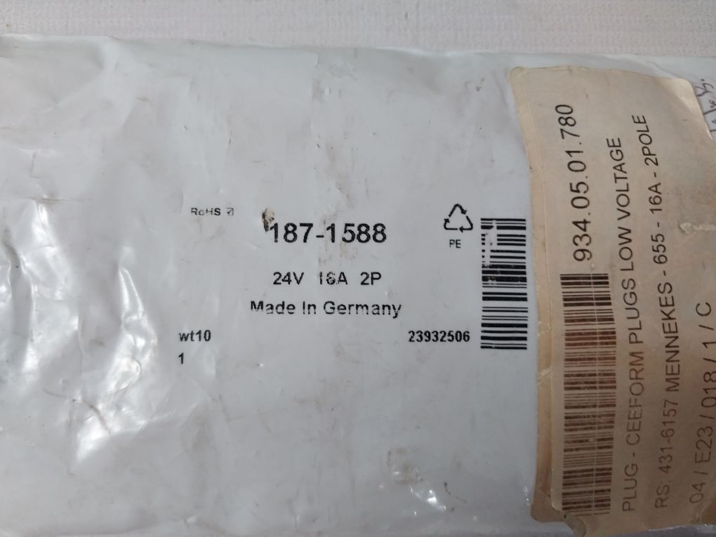 Mennekes 629Rs Industrial Power Plug 431-6157