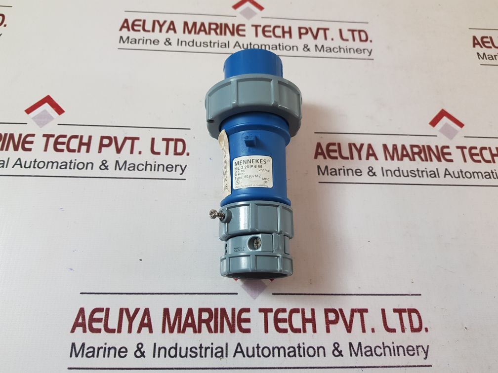 Mennekes Me320P6W Plug 250 V 20 A Pole 3 Wire Ip67