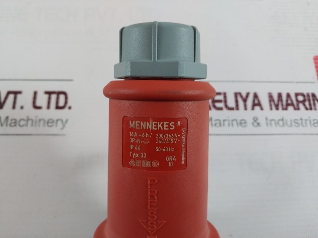 Mennekes Typ 33 5-pin Male Connector