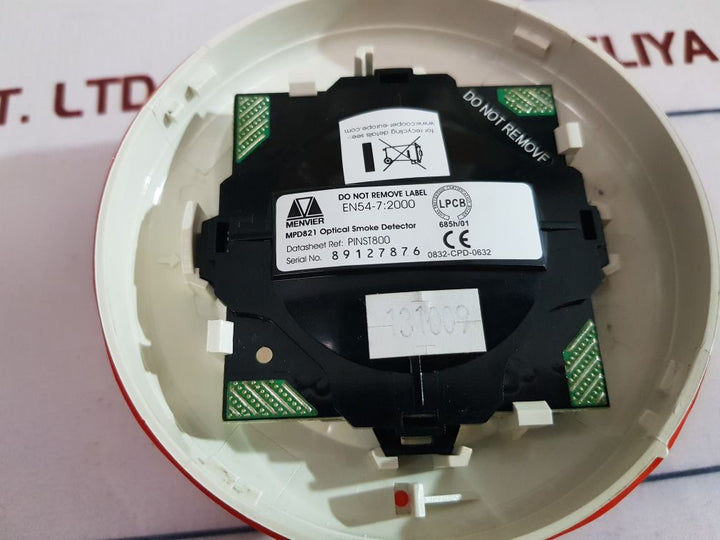 Menvier Mpd821 Optical Smoke Detector