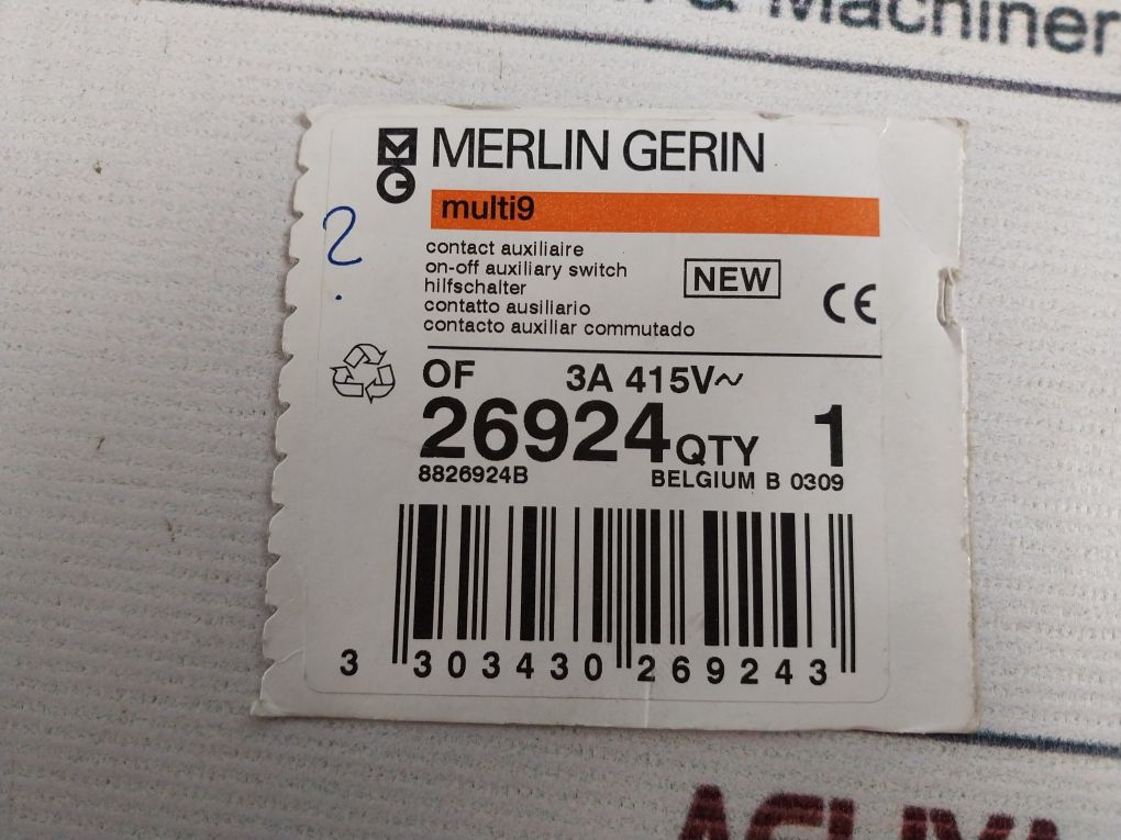 Merlin Gerin 26924 Auxiliary Contact