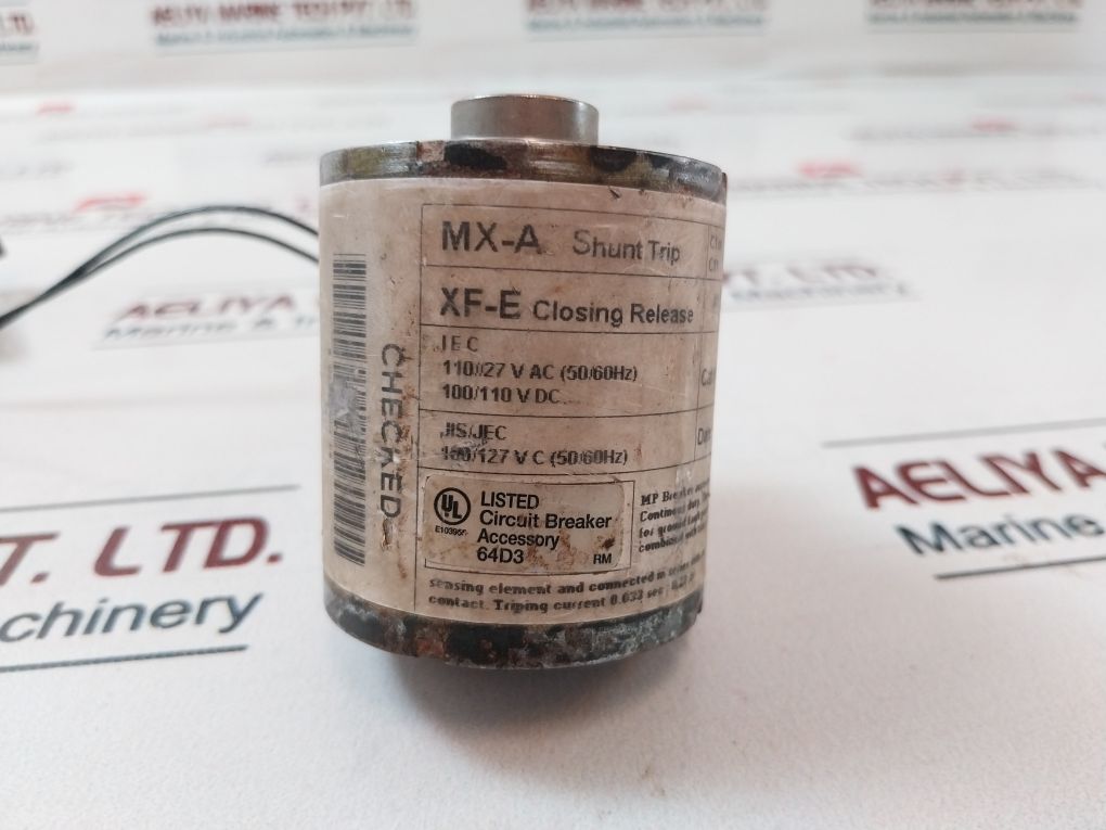 Merlin Gerin 685 654 Mx-a Shunt Trip Xf-e Closing Release