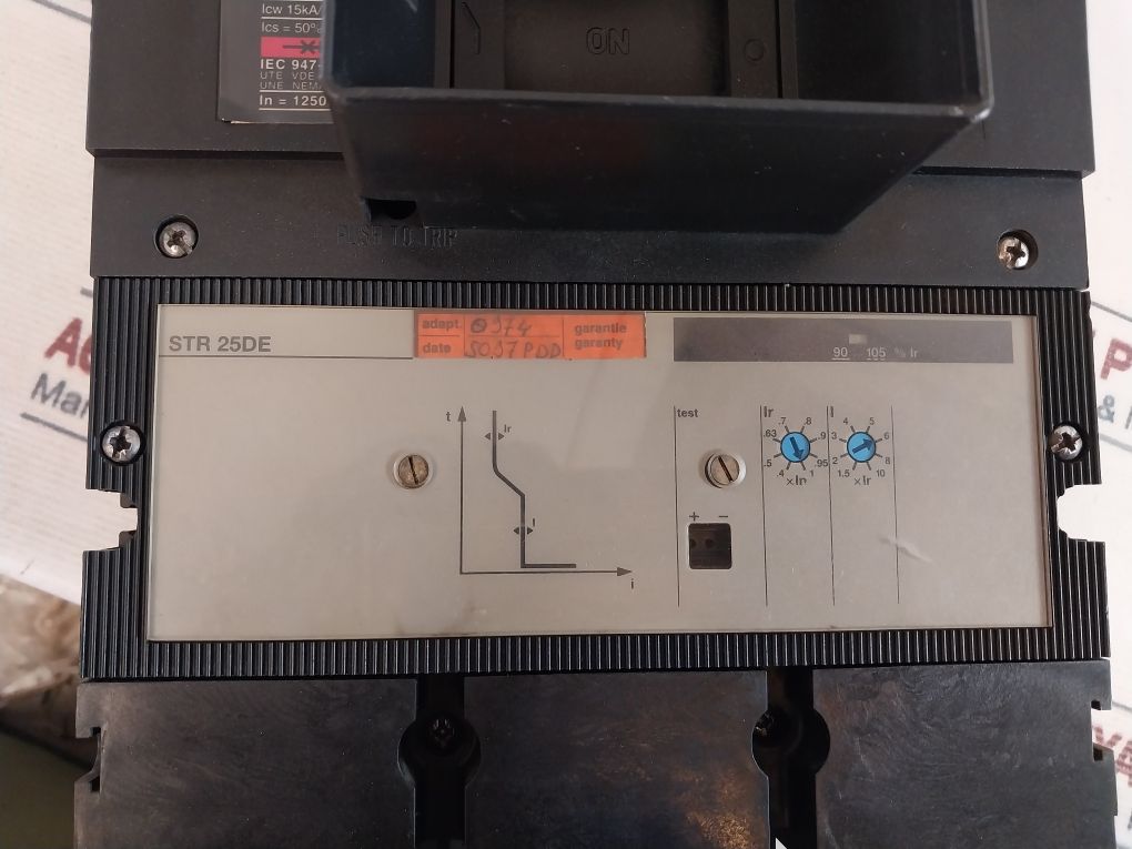 Merlin Gerin C1251 H Circuit Breaker 1250A 750V