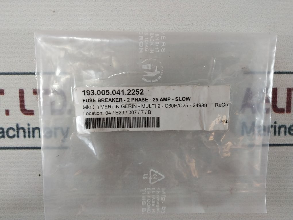 Merlin Gerin C60H 2 Phase Circuit Breaker