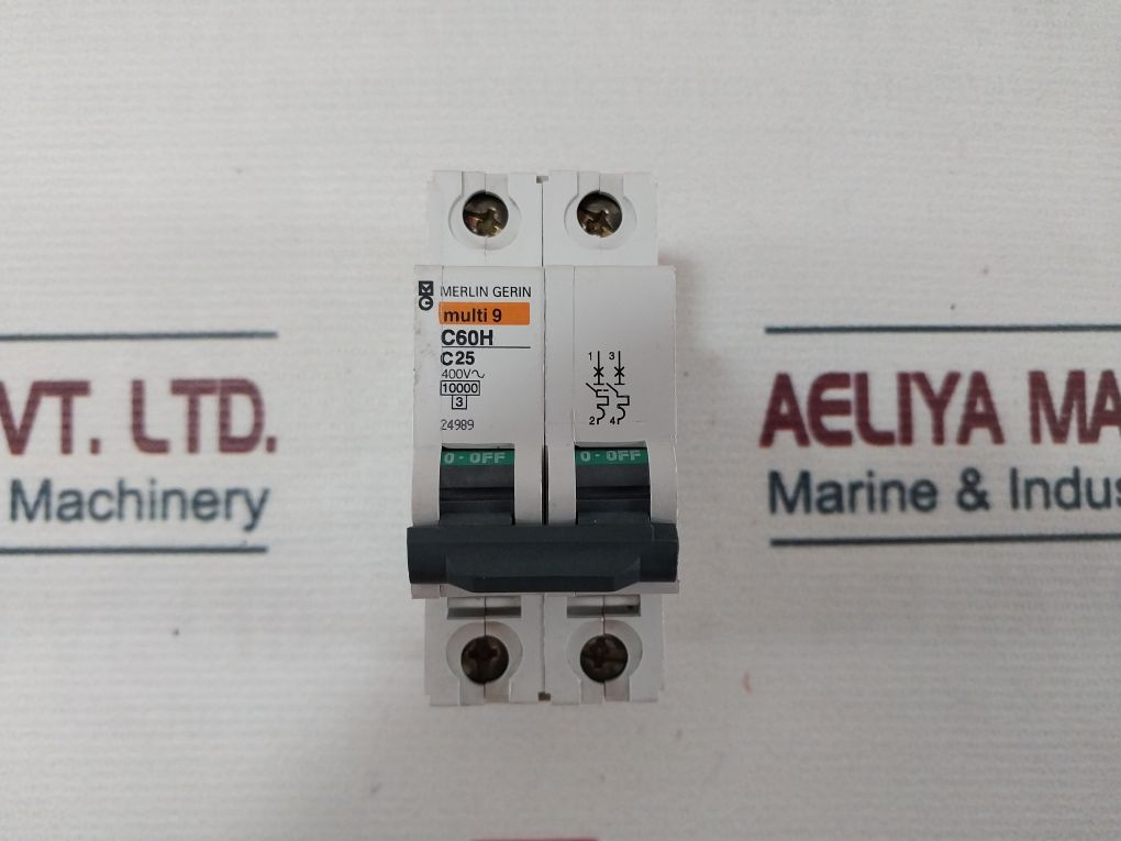 Merlin Gerin C60H 2 Phase Circuit Breaker