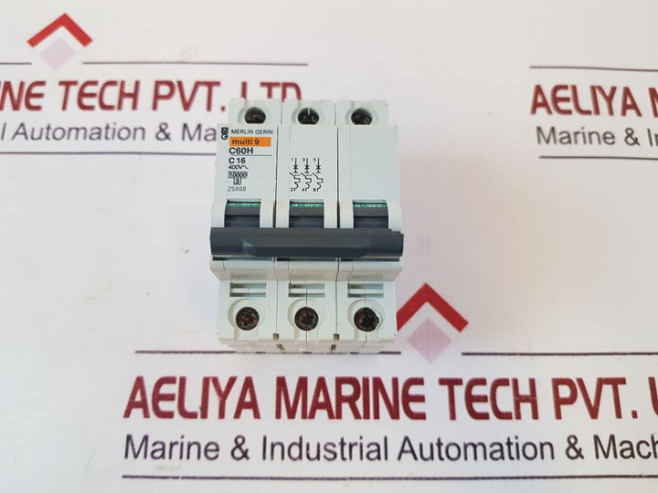 Merlin Gerin C60H C16 Circuit Breaker Multi9 400V~