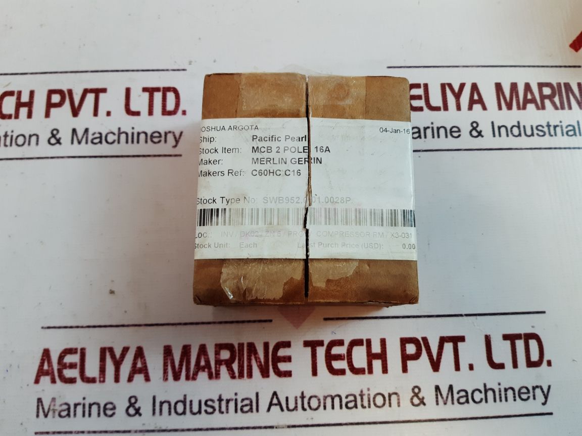 Merlin Gerin Multi9 C60Hc C16 Circuit Breaker
