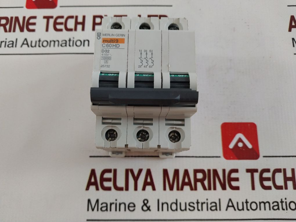 Merlin Gerin C60Hd D32 Three Pole Circuit Breaker