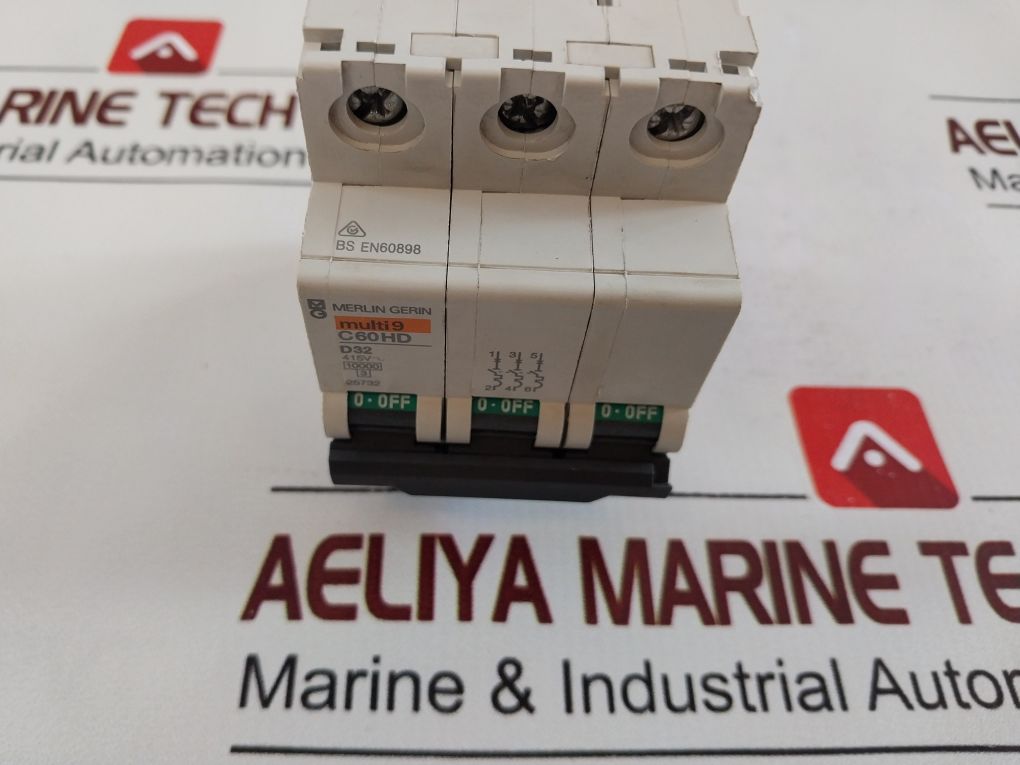 Merlin Gerin C60Hd D32 Three Pole Circuit Breaker