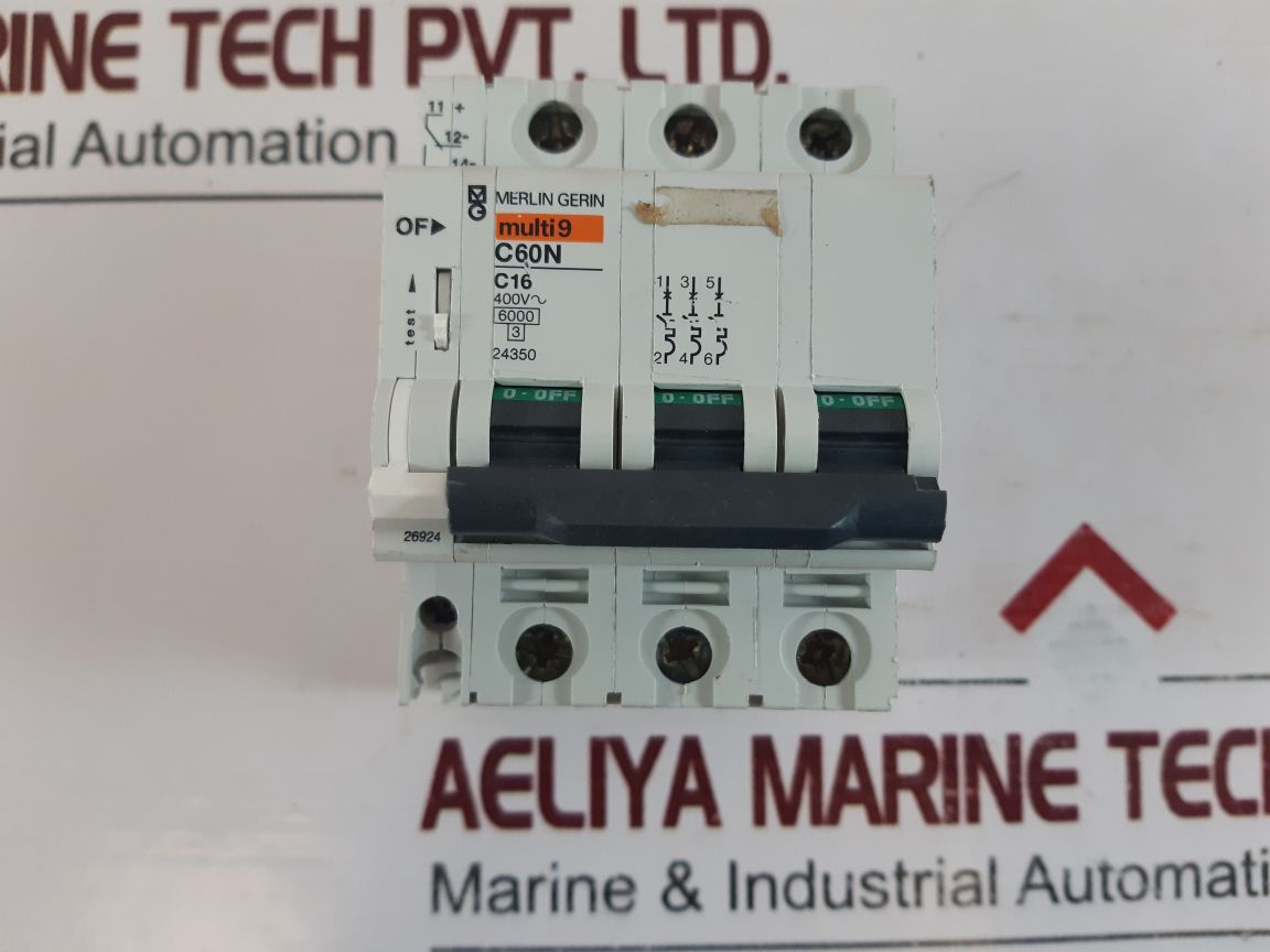 Merlin Gerin Multi9 C60N C16 Circuit Breaker