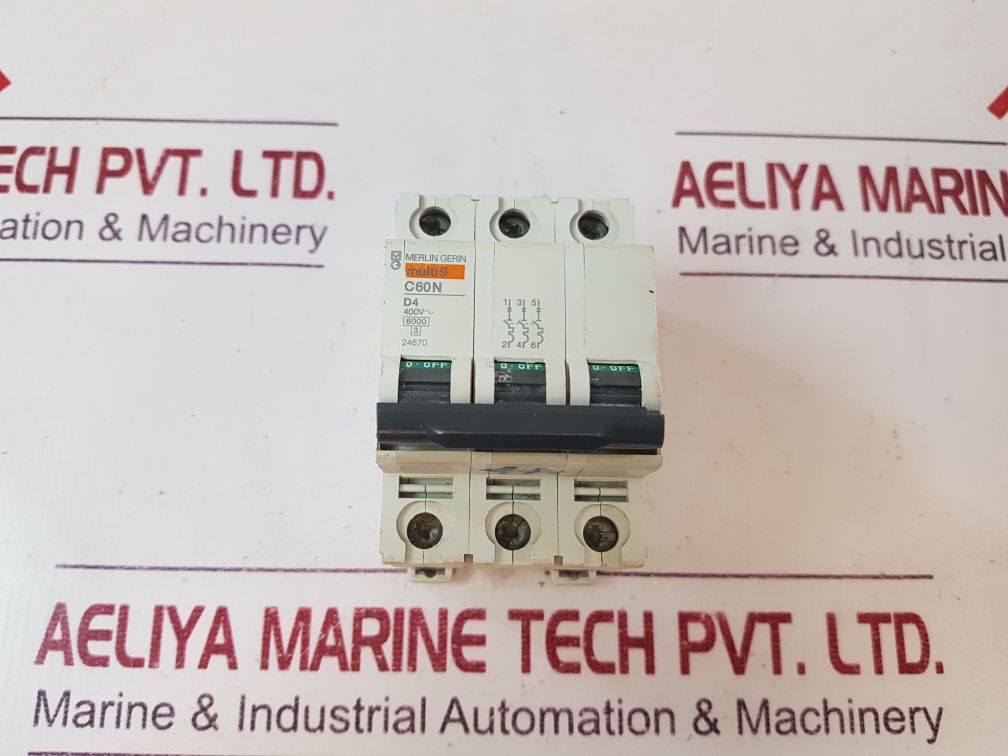 Merlin Gerin C60N D4 Circuit Breaker