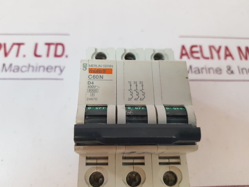 Merlin Gerin C60N D4 Circuit Breaker