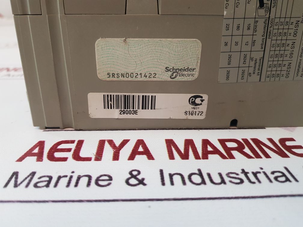 Merlin Gerin Compact Ns100N Circuit Breaker
