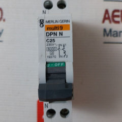 Merlin Gerin Multi 9 Dpn N C25 Circuit Breaker