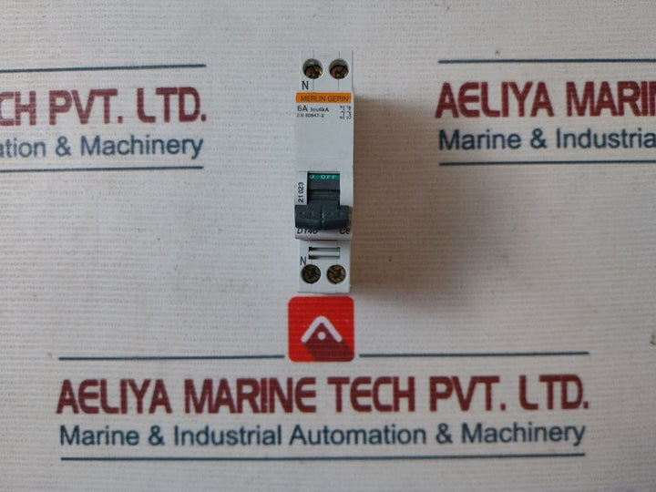 Merlin Gerin DT40 6A Circuit Breaker 893.011.011.0002