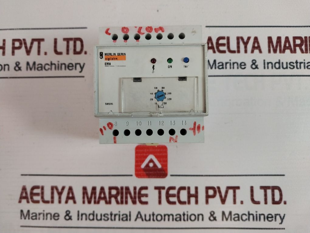 Merlin Gerin Vigilohm Em9 Insulation Monitoring Relay 115-125Vac