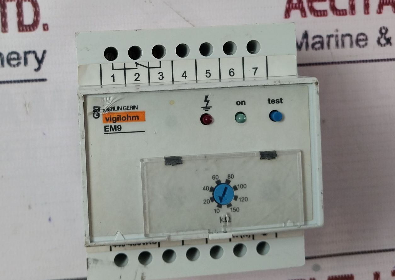 Merlin Gerin Em9 Monitoring Relay 50601