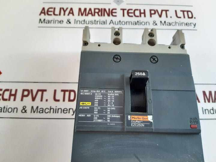 Merlin Gerin Ezc250N Easy Pact 250 Circuit Breaker