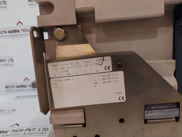 Merlin Gerin Masterpact M08 H1 Air Circuit Breaker Iec 947-2 480/690V 50/60Hz