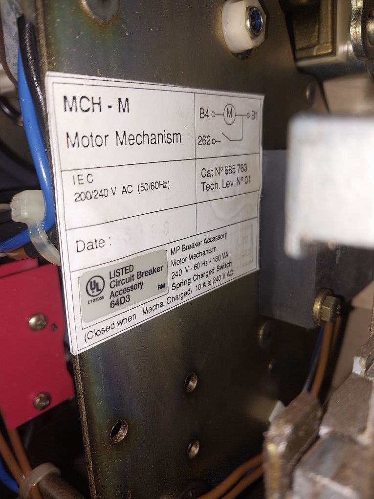 Merlin Gerin M16 N1 Masterpact Circuit Breaker Tf10961000610