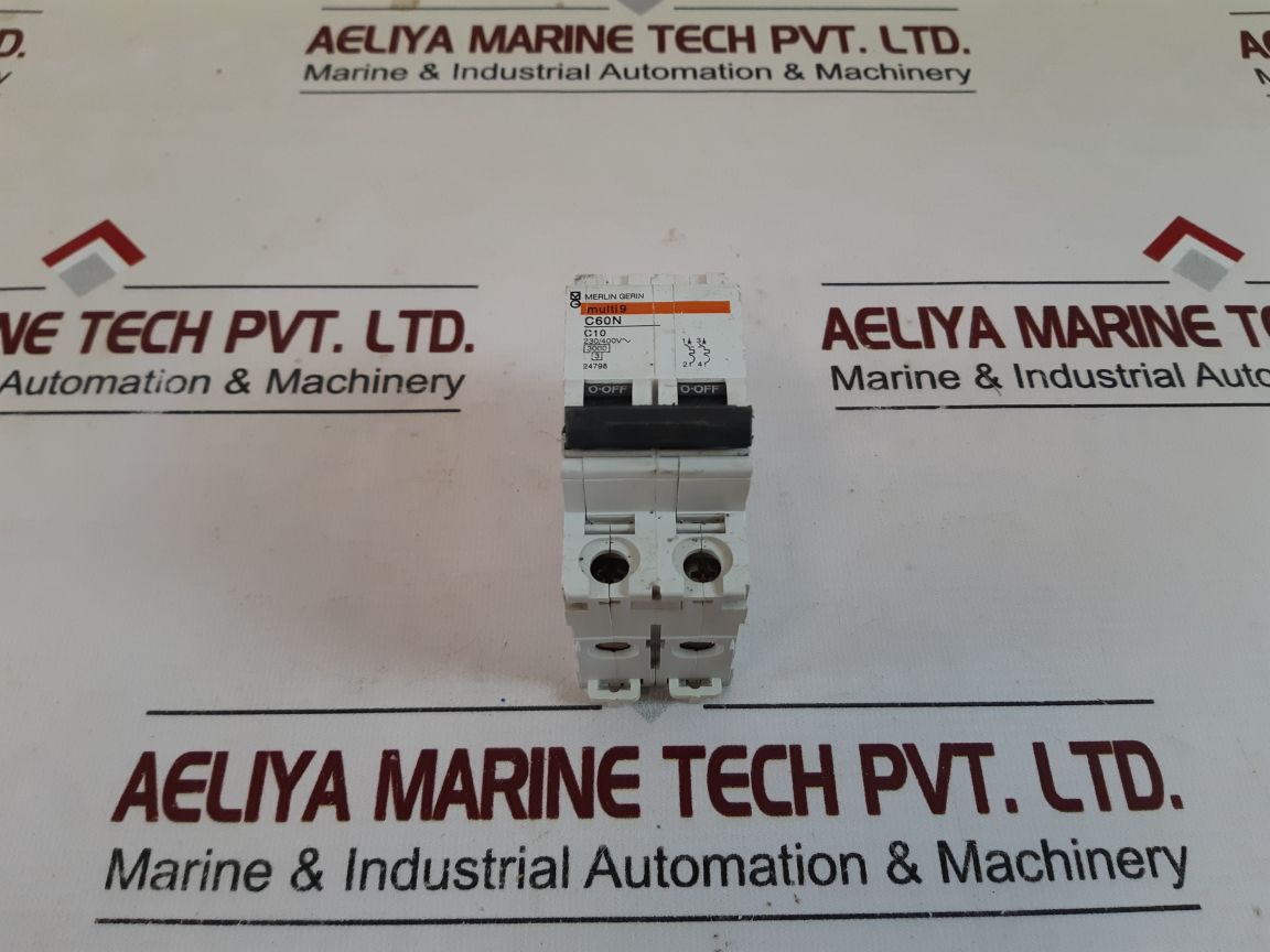 Merlin Gerin Multi9 C60N C10 Circuit Breaker 230/400V~