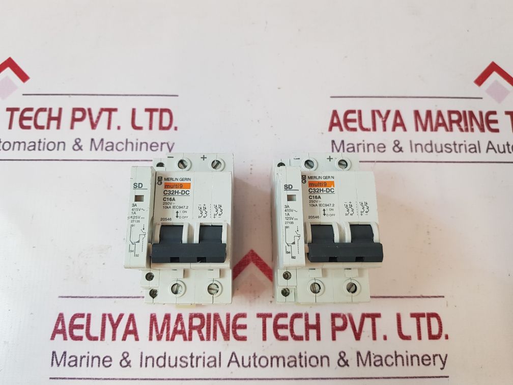 Merlin Gerin Multi 9 C32H-dc C16A Circuit Breaker 20546
