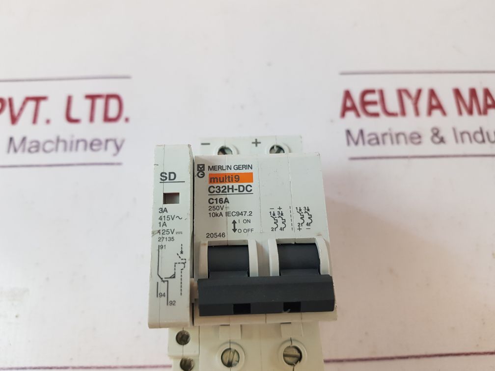 Merlin Gerin Multi 9 C32H-dc C16A Circuit Breaker 20546