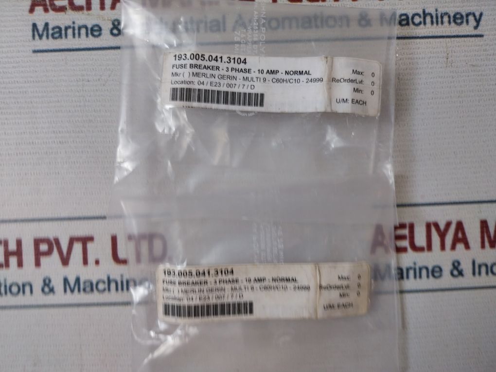 Merlin Gerin C60H C10 Circuit Breaker