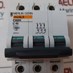 Merlin Gerin C60H 3 Phase-40 Amp-normal Circuit Breaker