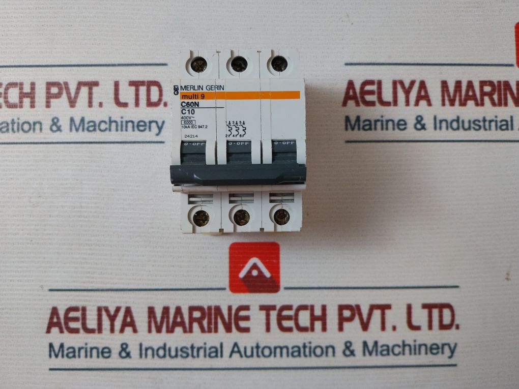 Merlin Gerin C60N C10 Circuit Breaker 400V