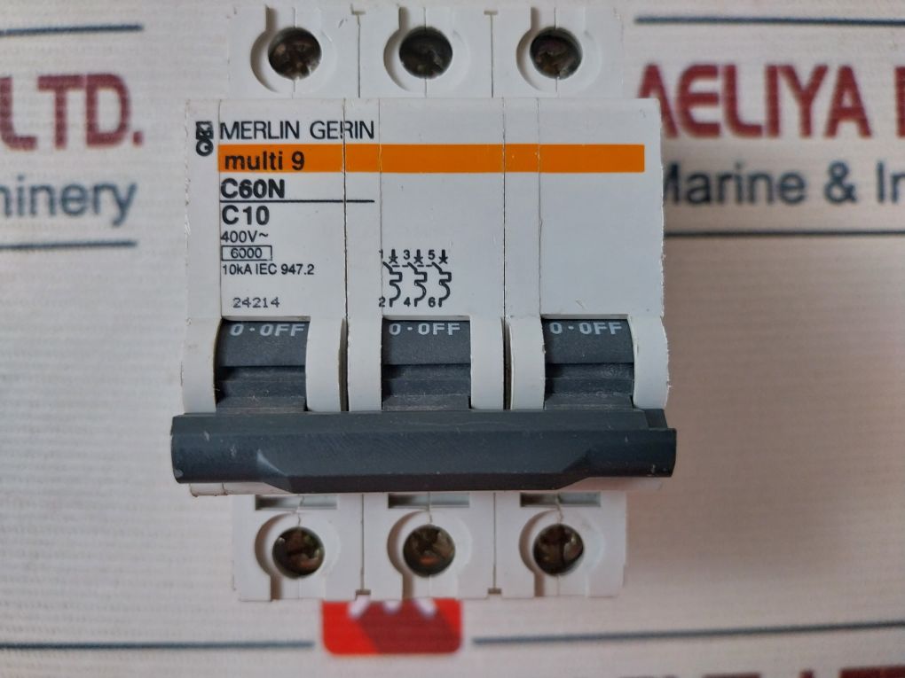 Merlin Gerin C60N C10 Circuit Breaker 400V