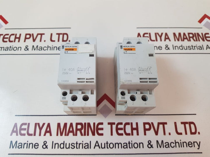 Merlin Gerin Multi 9 Ct Contactor 40A, 250V~
