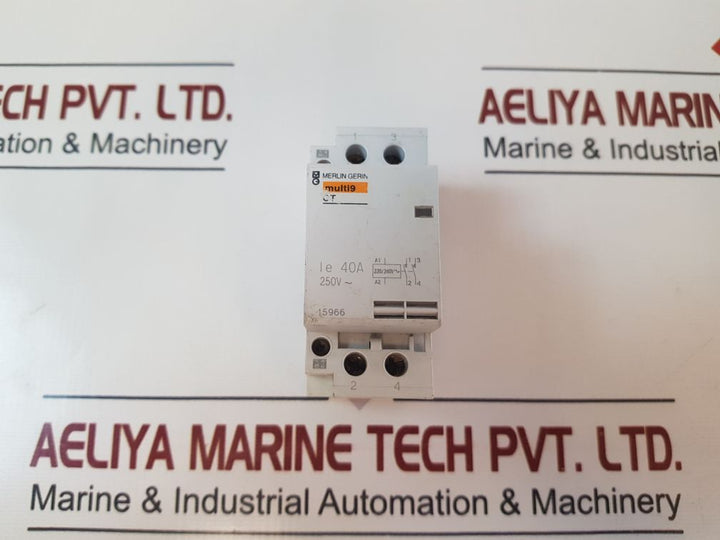 Merlin Gerin Multi 9 Ct Contactor 40A, 250V~
