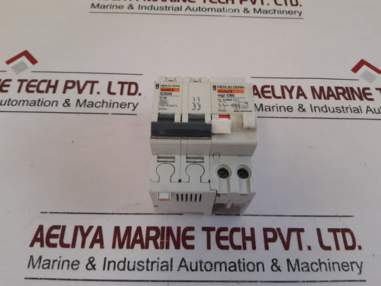 Merlin Gerin Multi 9 Vigi C60 With C60N C16 Circuit Breaker 400V~