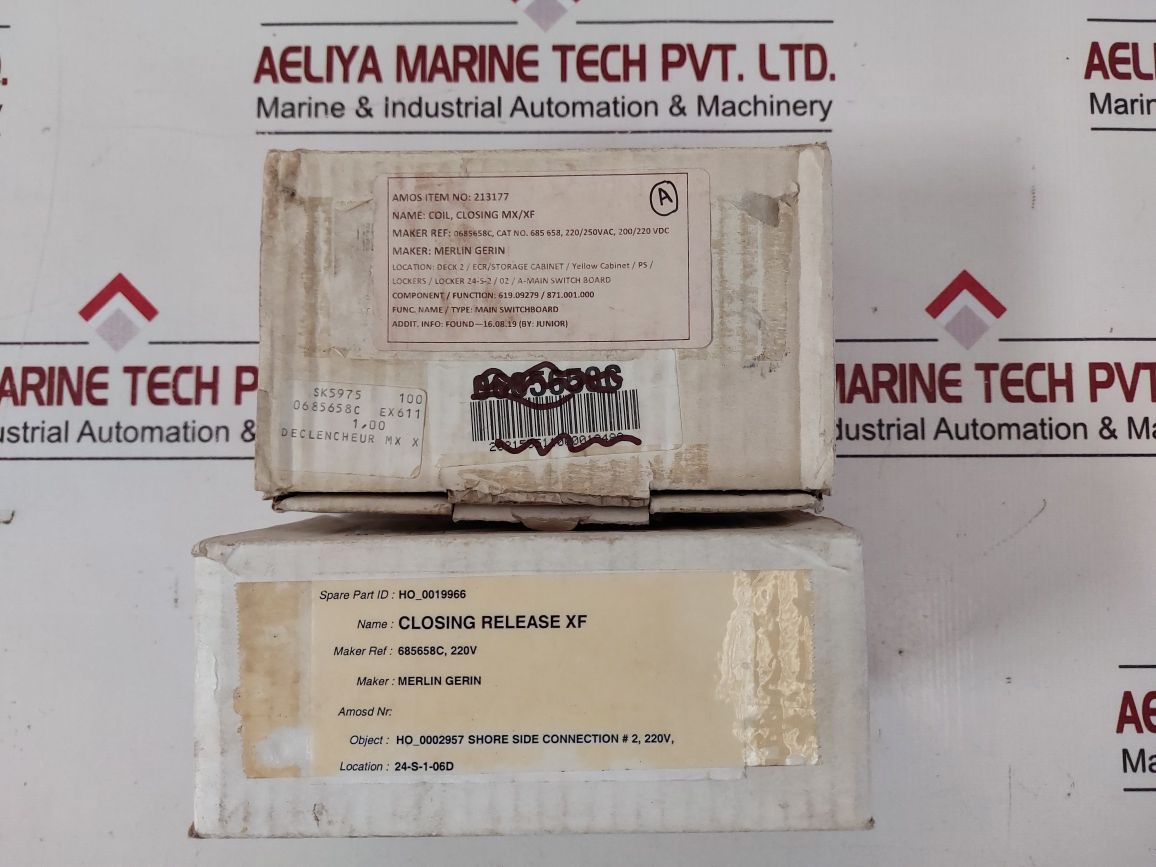 Merlin Gerin Mx-a Shunt Trip Xf-e Closing Release