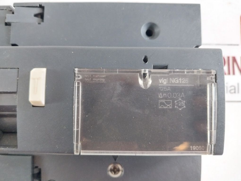 Merlin Gerin Ng125N Circuit Breaker With Vigi Ng125