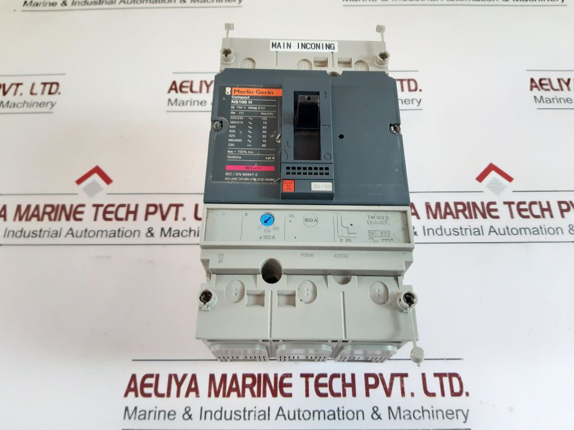 Merlin Gerin Ns100-160-250 NHNa Adapted Circuit Breaker